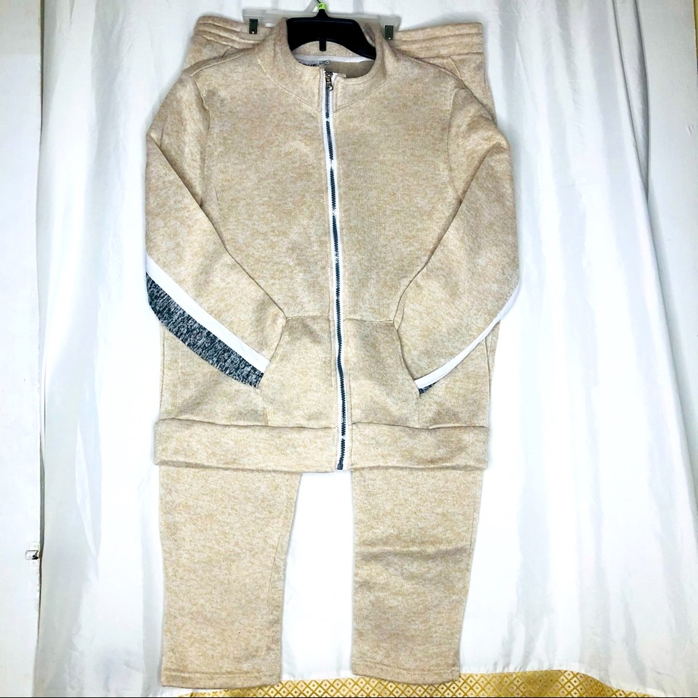 Marled Zip Front Sweatshirt, Marled Joggers
